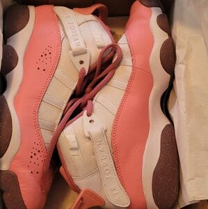 Jordan 6 Rings GS in Coral Chalk and Desert Berry